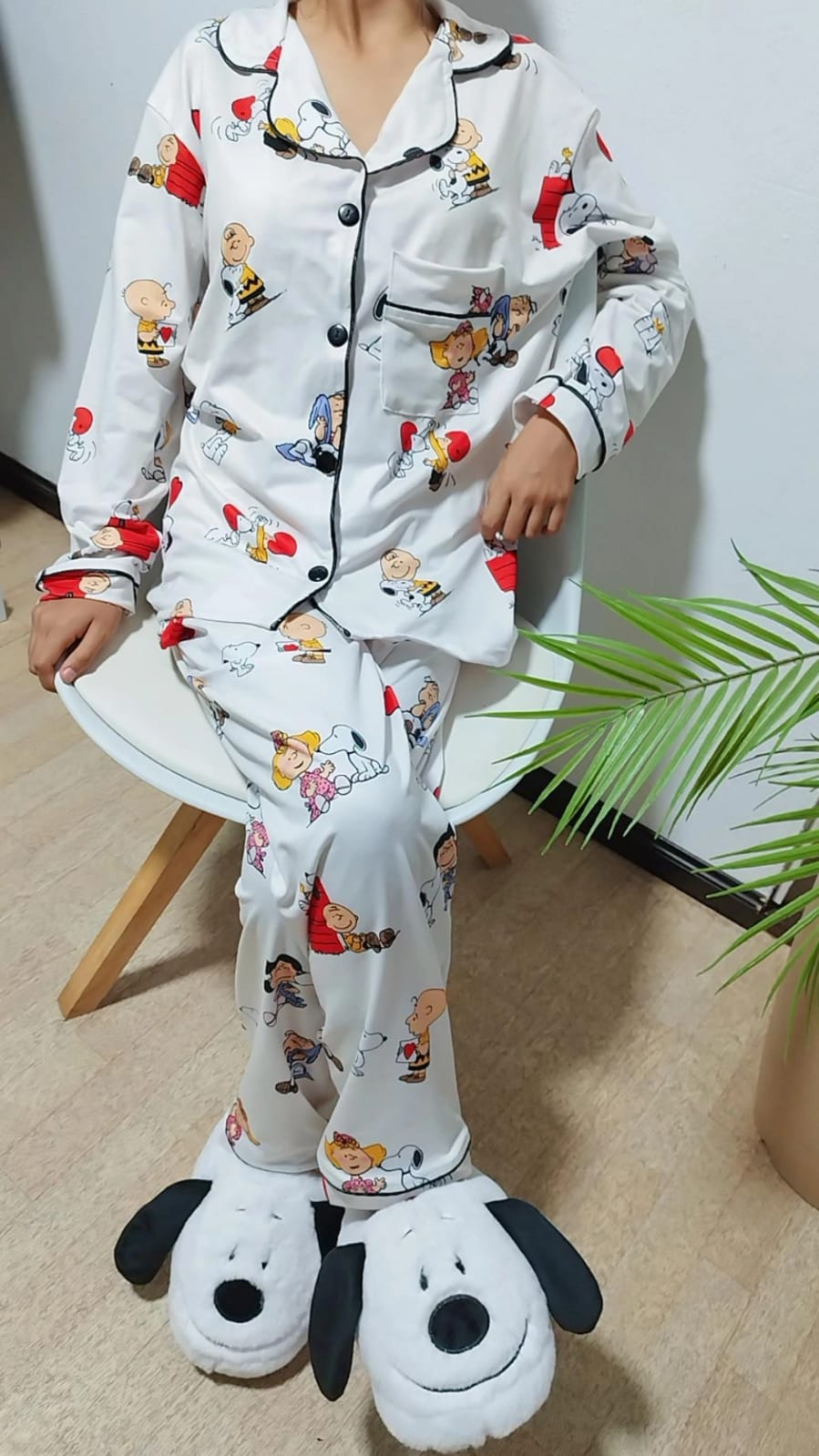 PIJAMA CAMISERA SNOOPY Y CHARLIE BROWN-PANTALON