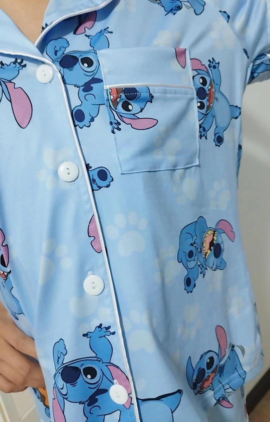 Pijama camisera Stich