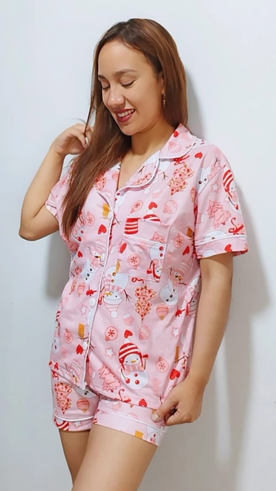 Pijama muñeco de nieve