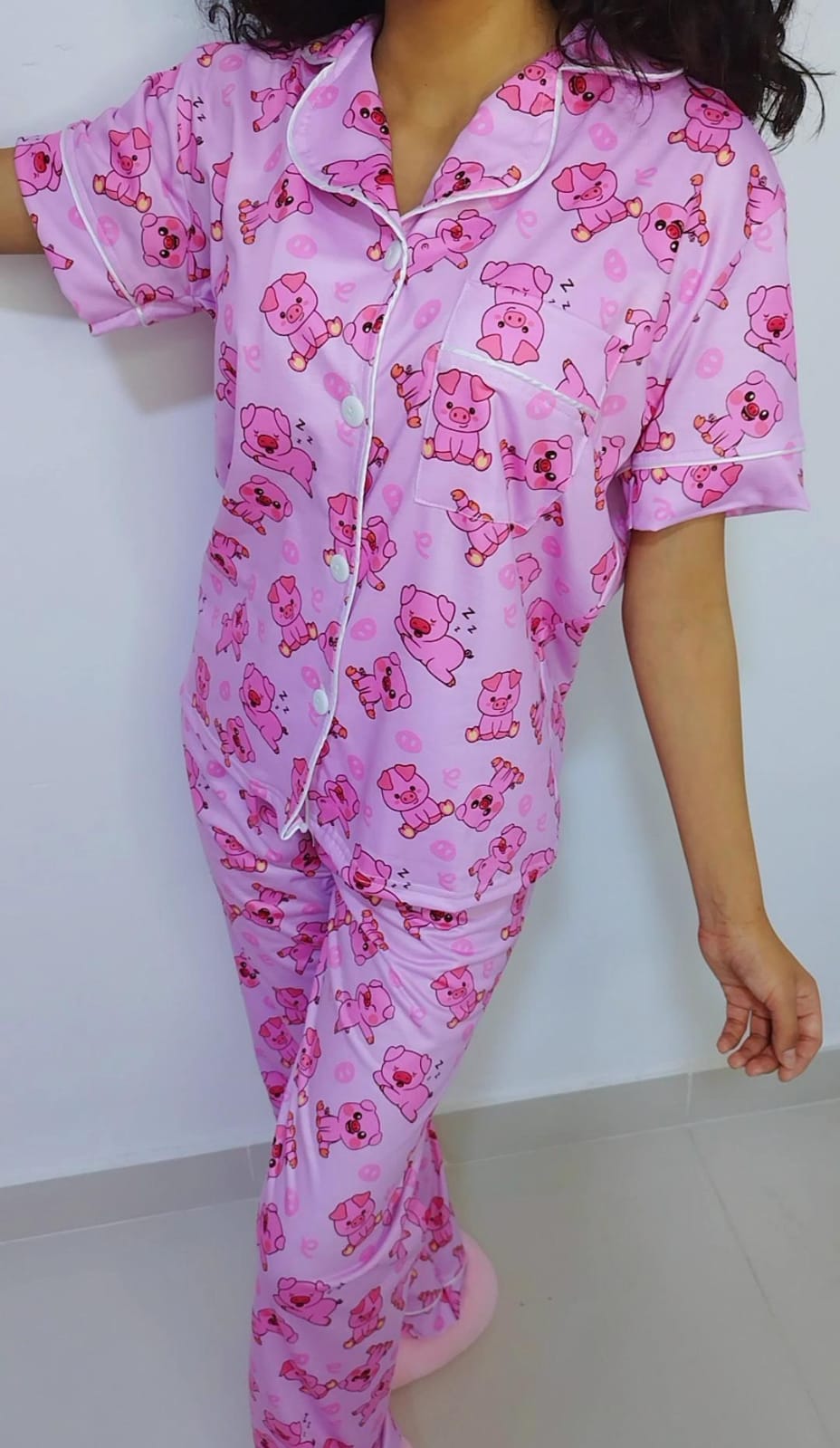 PIJAMA CAMISERO CERDITO